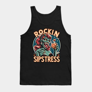 Aperol Spritz Rockin Sipstress Tank Top